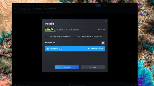 Come installare EA Sports FC Lite gratis da Steam