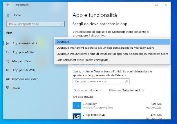 Come installare app non verificate: Windows 10