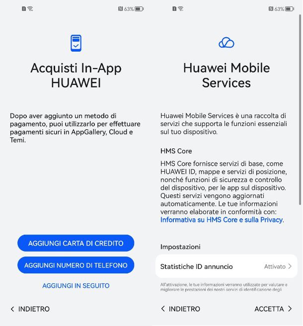 Come configurare uno smartphone Huawei