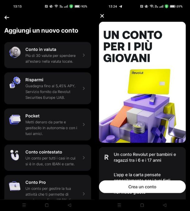 revolut giovani