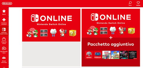 Nintendo Switch online