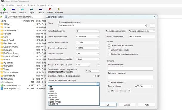 7zip file multipli