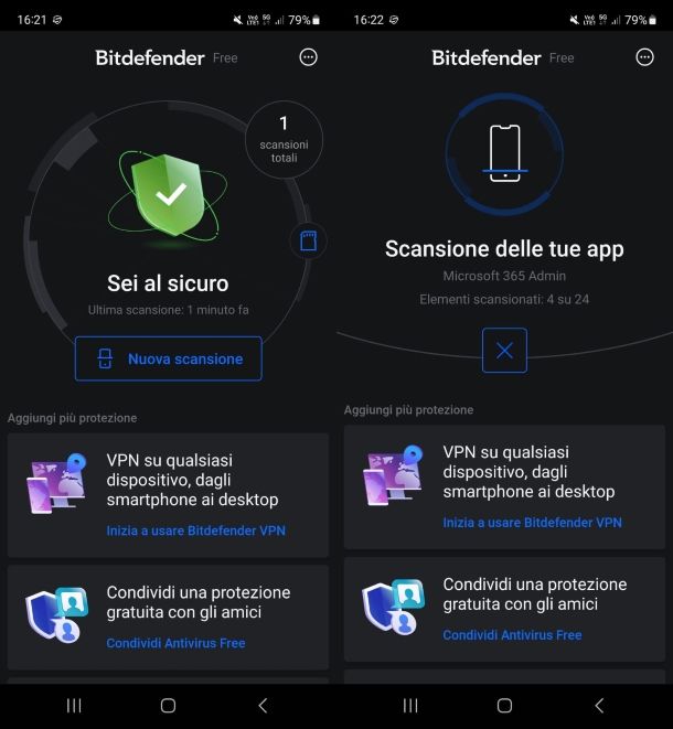 Bitdefender Antivirus per Android