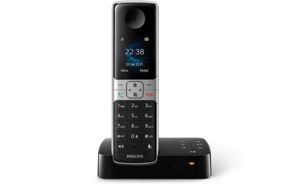 Telefono Cordless per la Casa, Telefono Fisso VOIP con Schermo a Colori da  2,4 Pollici, Supporto Rete 4G, Vivavoce WiFi Portatile, Presa EU