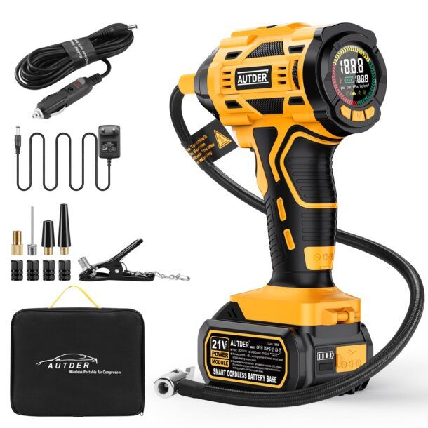 Pistolet à Sable Sablage 1/4” – Compresseur D’air Portable, Capacité 21 Lbs, 110V