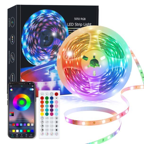Striscia LED Impermeabile IP65 RGB 5 Metri SMD 5050, Strisce LED RGB da  Esterno, App Controllato, Striscia Luminosa Multicolore con Telecomando per  Casa Decorazioni Bar Feste Gaming Decorazione : : Illuminazione