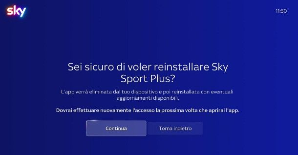 Non riesco a scaricare applicazioni su Sky Glass: cosa fare