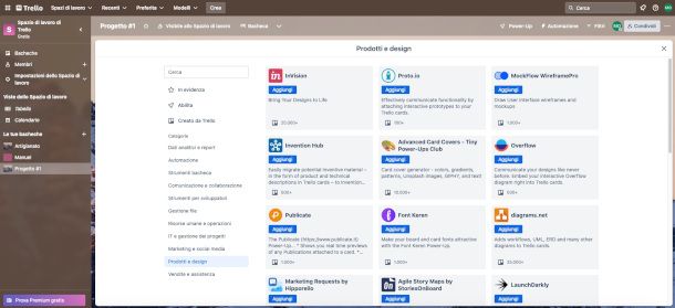 Power-Up su Trello PC