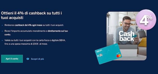 Cashback BBVA