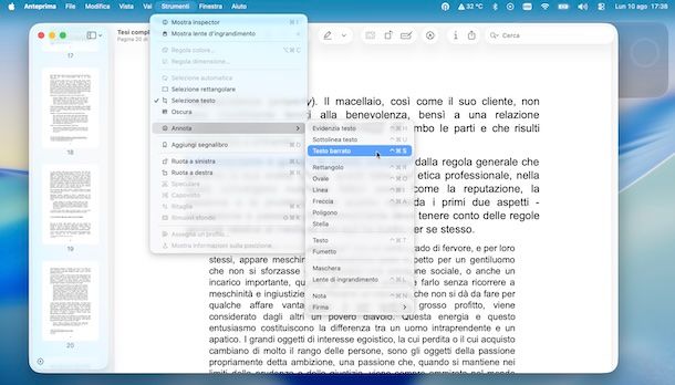 Anteprima macOS