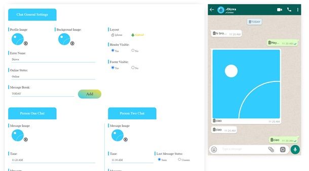 dizwa messaggi WhatsApp falsi