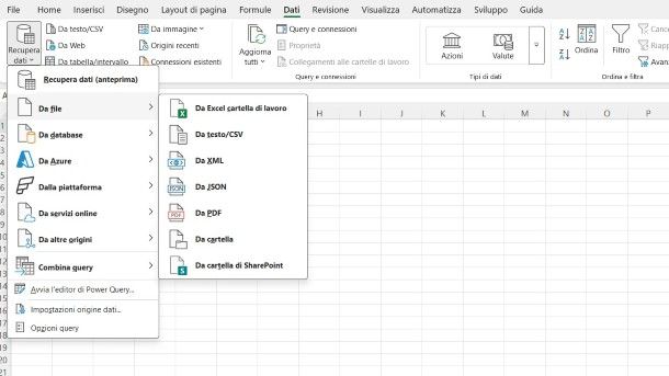 Trasformare CSV in Excel