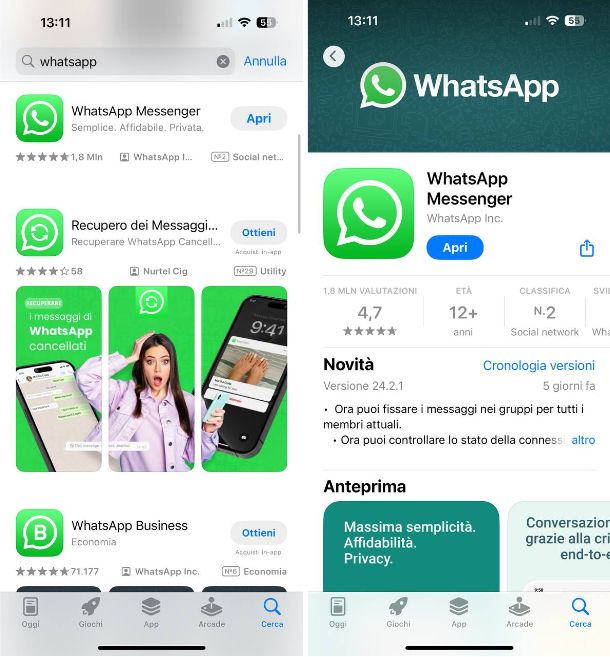 Come installare WhatsApp sul cellulare iPhone