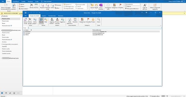 Come creare un gruppo su Outlook