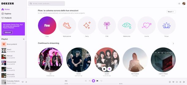 Deezer Web