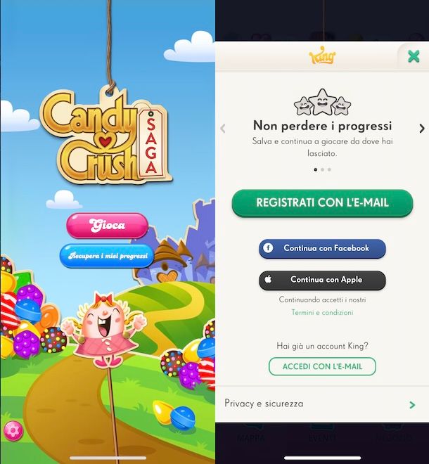 Candy Crush Saga su iPhone