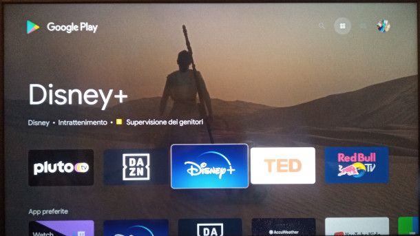 Come uscire da Google Play dalla TV