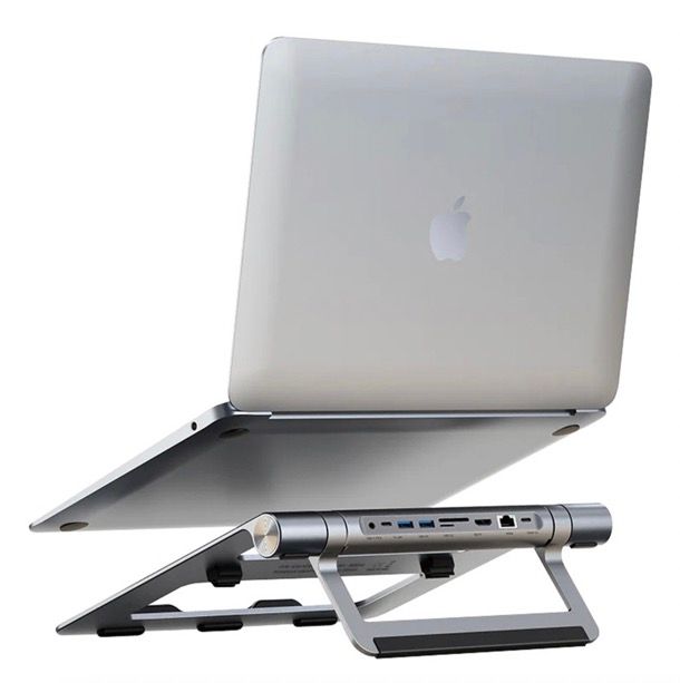 Docking station USB verticale per supporto portatile per MacBook