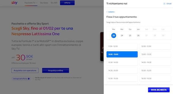 Attivare Sky telefonicamente