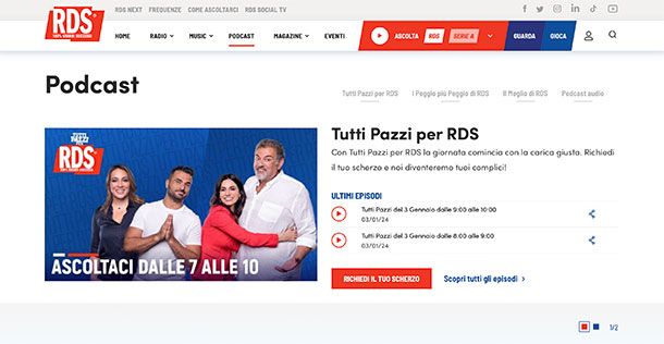 Come riascoltare RDS sul computer