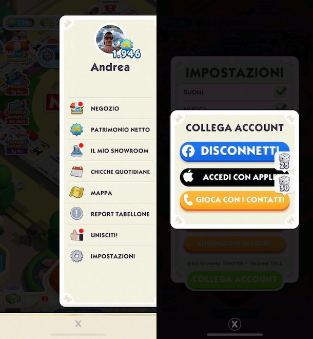 Recuperare Monopoly GO su iPhone