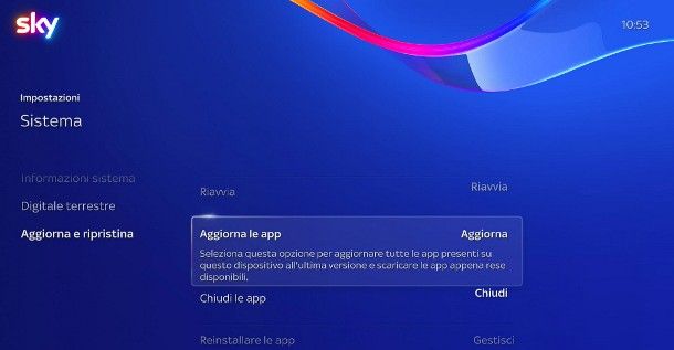 Come scaricare app su Sky Glass