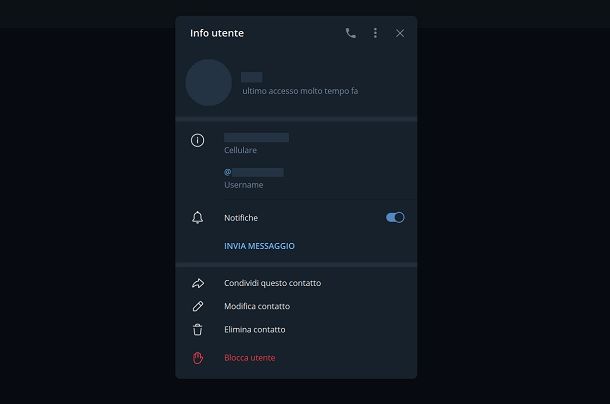 Come capire se qualcuno ti ha bloccato su Telegram