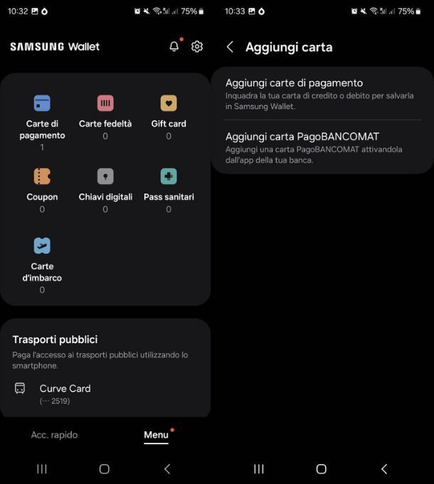 samsung pay attivazione