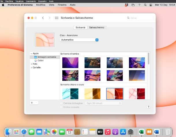 Cambia Sfondo macOS