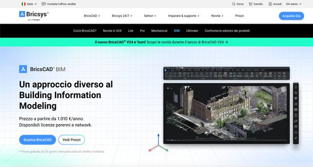 Bricsys BricsCAD BIM Home Page