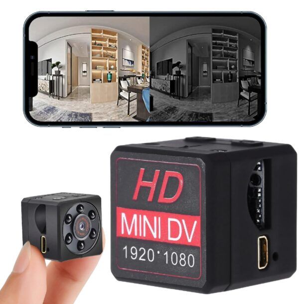Microcamera Spia Nascosta HD Wi-Fi Che Registra e Trasmette Audio E Video