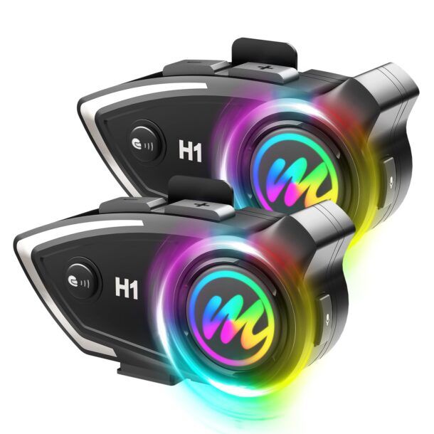 Intercom Moto UCOM4 Dual Pack – Bluetooth 5.0, 4 Motos, Portée 1km, Autonomie 15h, IP67, Appli IOS/Android étanche IP67 Autonomie 15h Intercom Moto UCOM4 Dual Pack – Bluetooth 5.0, 4 Motos, Portée 1km, Autonomie 15h, IP67, Appli IOS/Android étanche IP67 Autonomie 15h