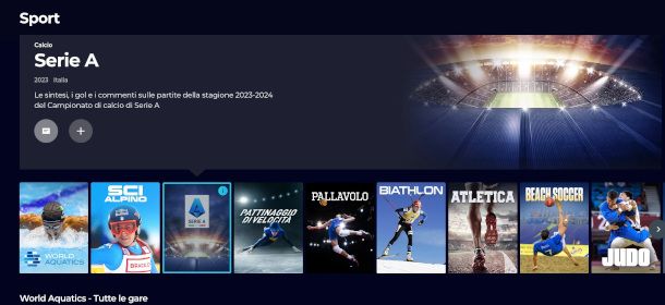 Pagina contenuti on demand sito RaiPlay