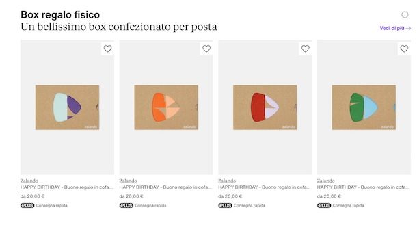 Buono fisico Zalando