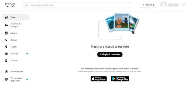 Come funziona Amazon Photos