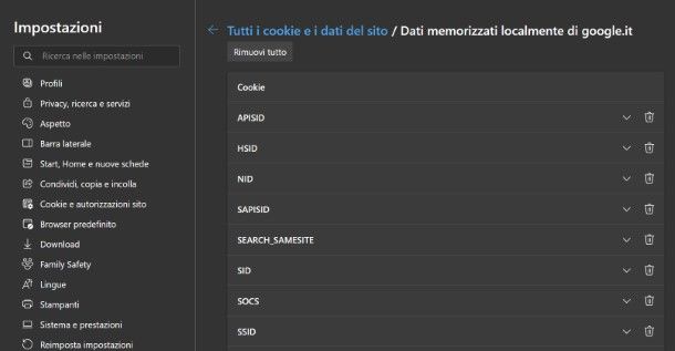 Edge cookie