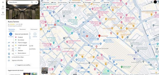 Come salvare percorso Google Maps