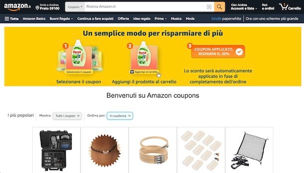 Coupon Amazon