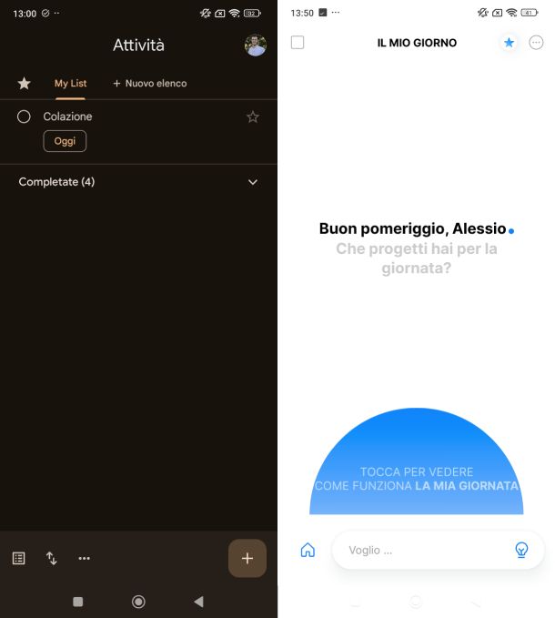 Alternative app promemoria Android