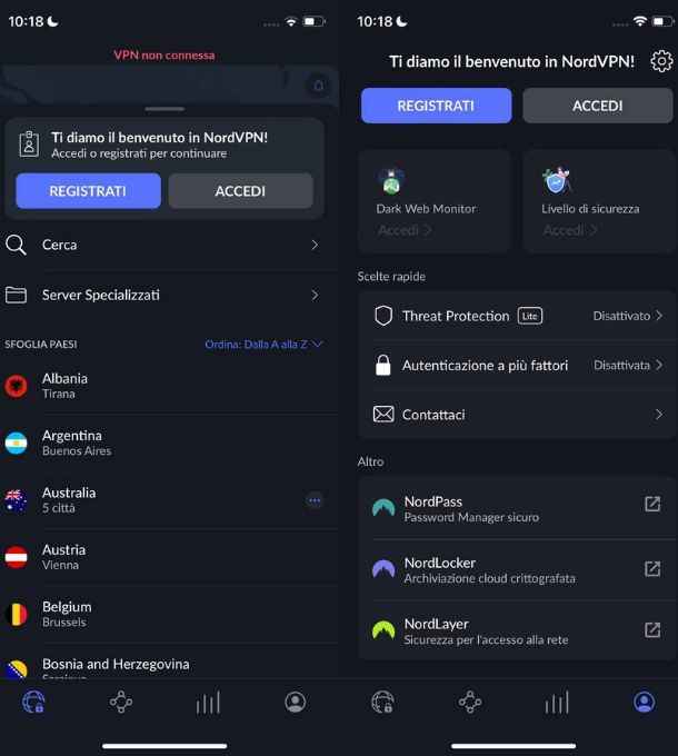 nordvpn iphone