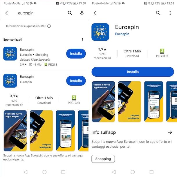 Scaricare app Eurospin su Android
