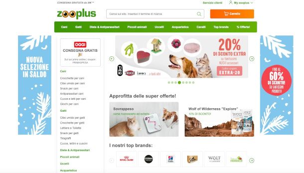 home page Zooplus