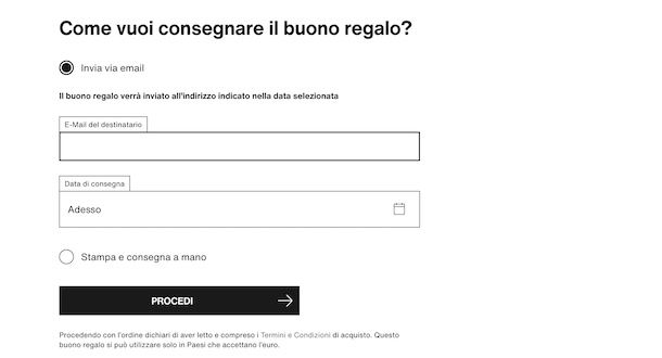 Acquistare buono Zalando