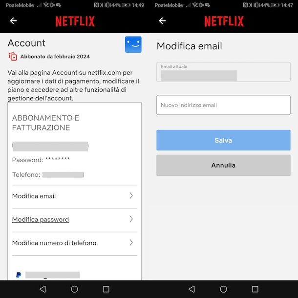 Netflix su Android