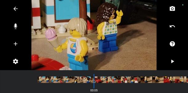 Scena intermezzo Stop motion LEGO