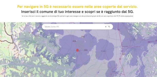 fastweb copertura