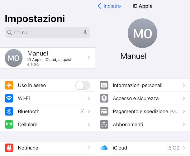 disattivazione NordVPN da iPhone