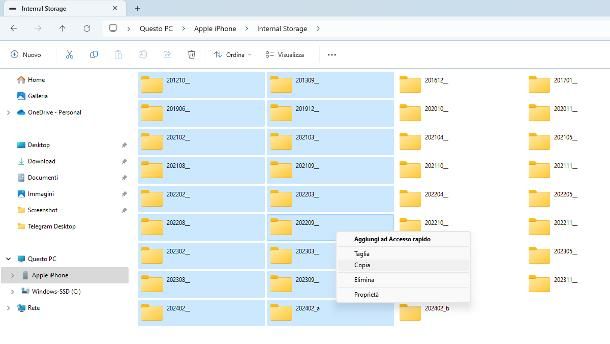 Come trasferire foto da iPhone a hard disk esterno con Windows