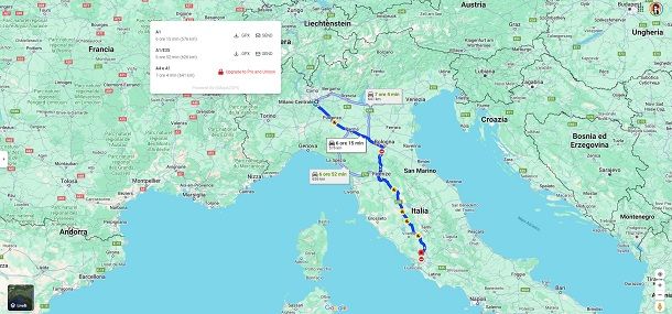 Come salvare percorso Google Maps