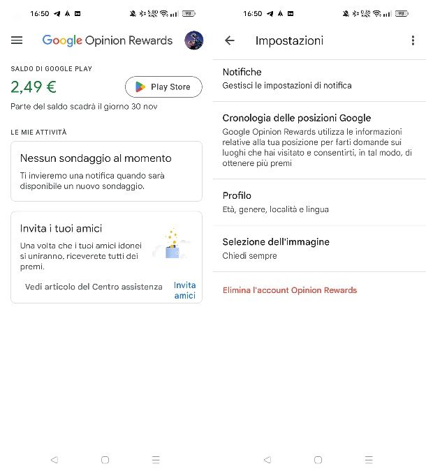 Come attivare la Cronologia delle posizioni Google Rewards